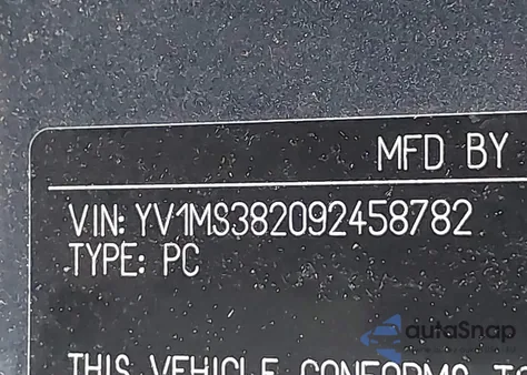 2009 Volvo S40 2.4I из США, поврежденный, VIN YV1MS382092458782